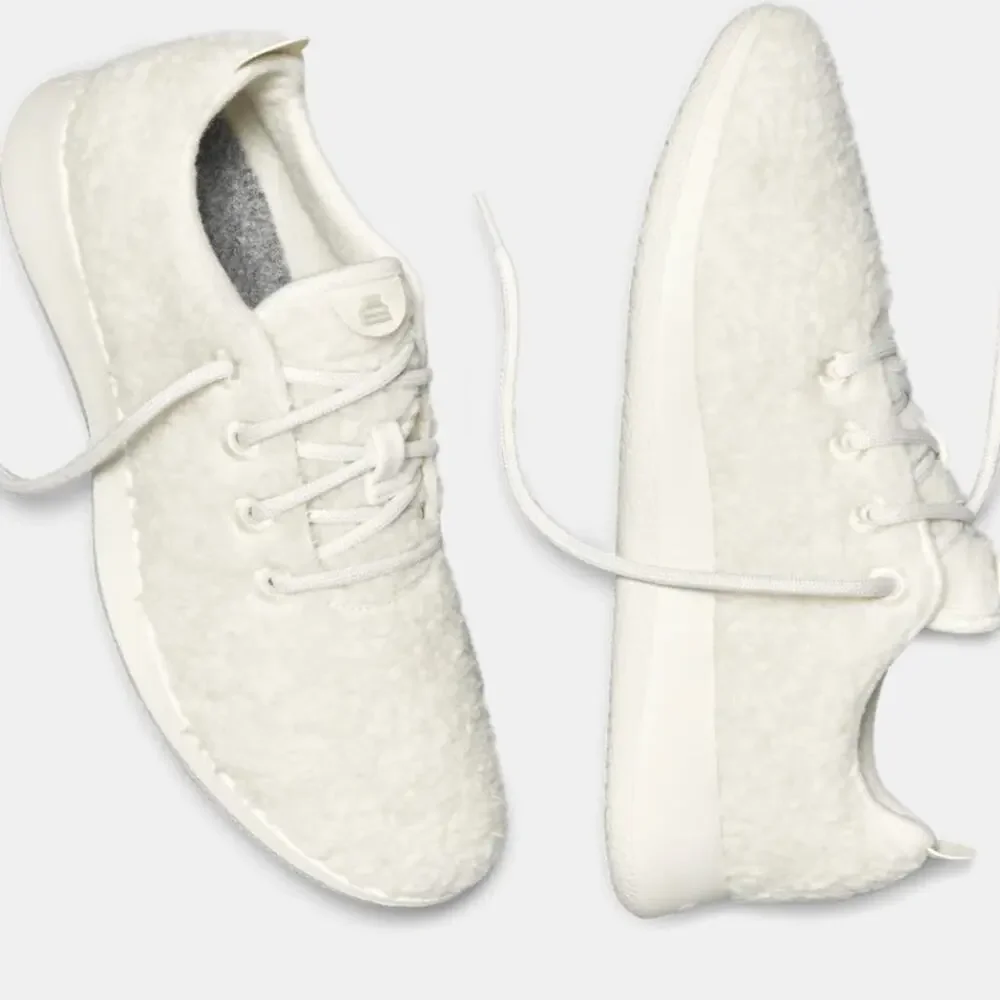 allbirds Woolen Fluffs Sneakers - Cream/White
